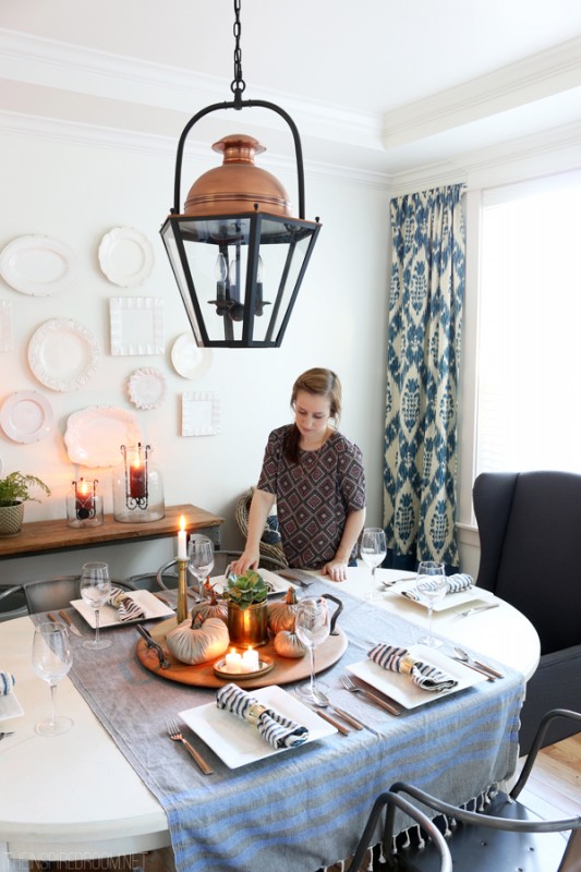 Cozy Fall Dining Room - The Inspired Room