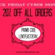 Black Friday Cyber Monday Sale www.lovefeastshop.com