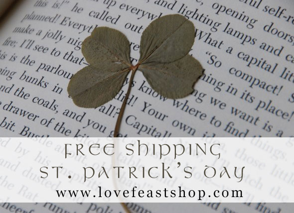 Free Shipping at www.LoveFeastShop.com